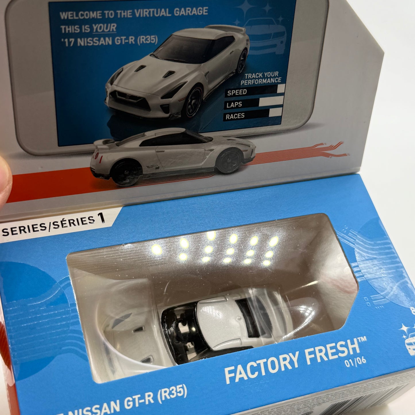 ‘17 Nissan GT-R (R35) - Series 1 Hotwheels ID (Uniquely Identifiable Vehicles) *LIMITED RUN*
