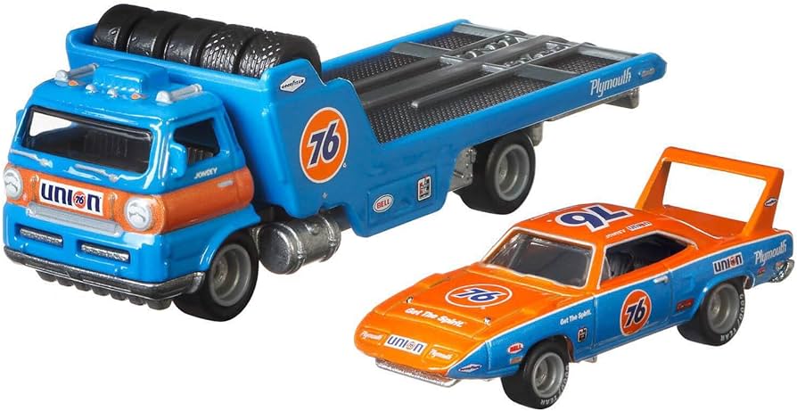 Hotwheels Premium Team Transport #18 - '70 Plymouth Superbird / Wide Open