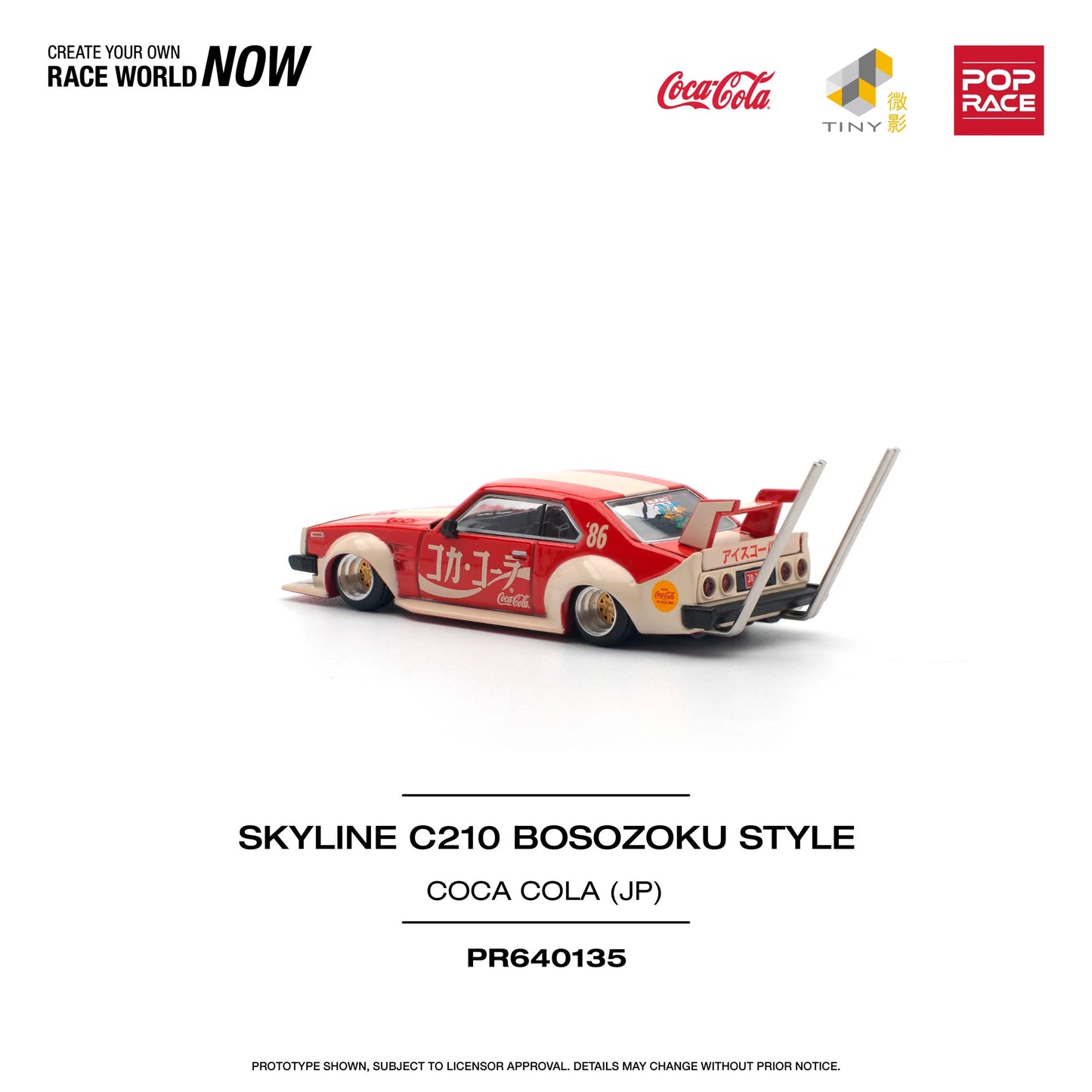 Nissan Skyline C210 Kaido Racer (Bosozoku Style) – Coca Cola Japan – POP RACE