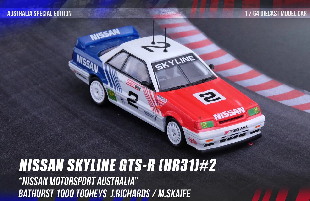1989 BATHURST SKAIFE/RICHARDS NISSAN SKYLINE GTS-R (R31) INNO64 1:64