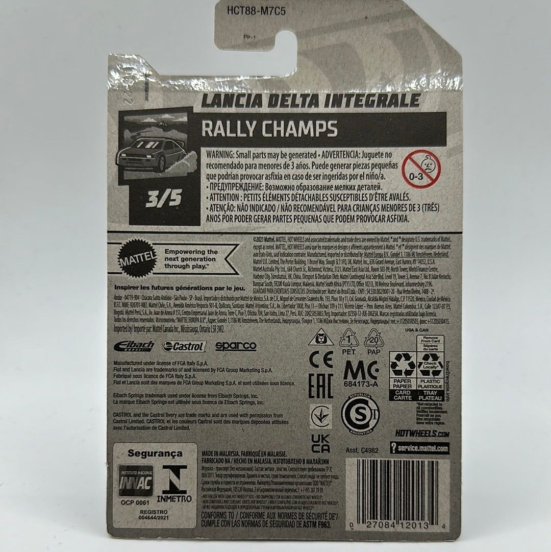Lancia Delta Integrale - Rally Champs 3/5 Hotwheels Mainline 210/250