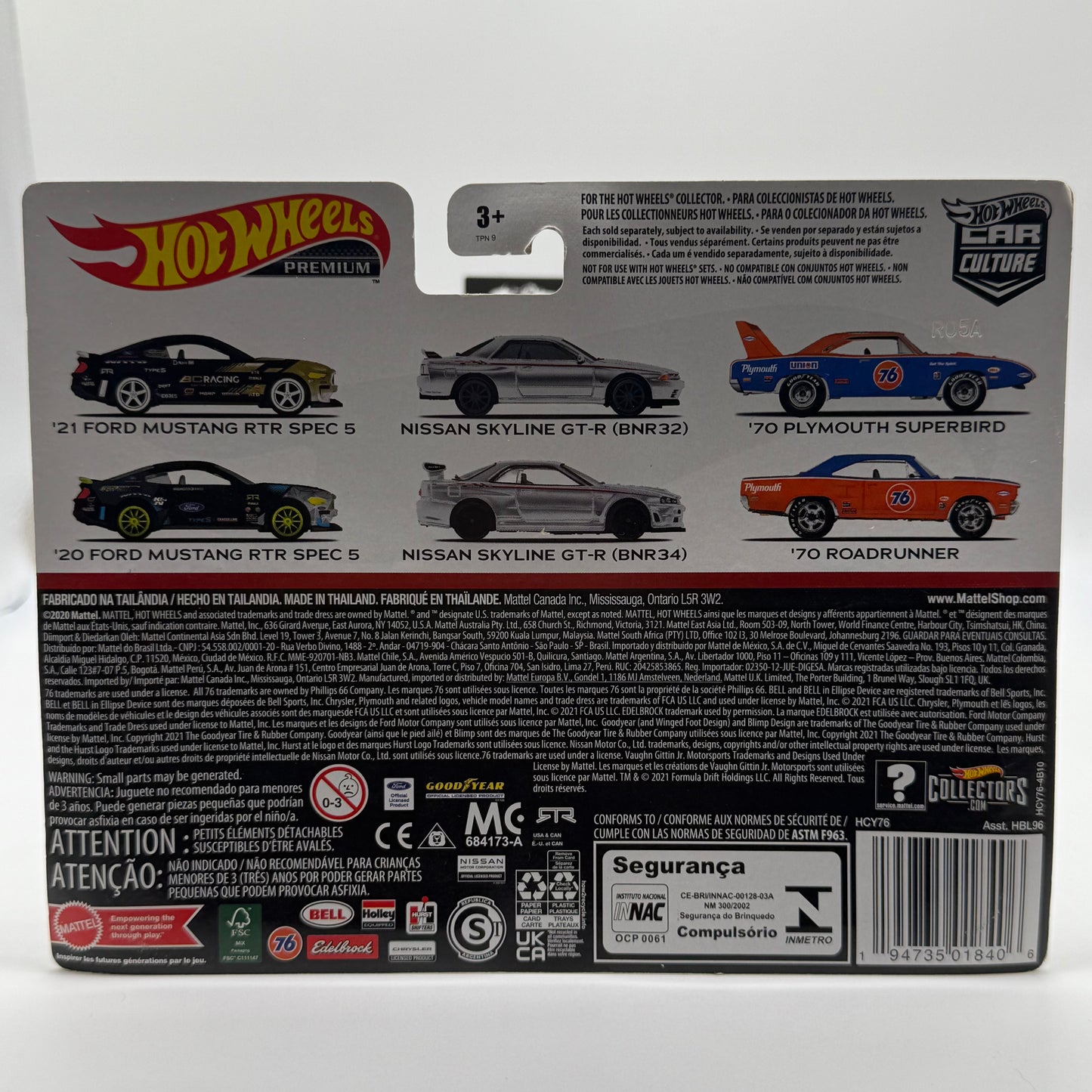 ‘70 Plymouth Superbird & ‘70 Road Runner TWIN PACK Hotwheels *Melted Blister*