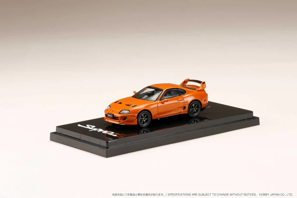 TOYOTA SUPRA RZ (A80) JDM STYLE (ORANGE) HOBBY JAPAN 1:64