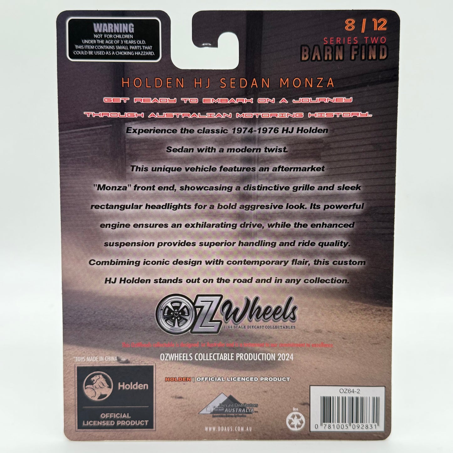 Holden HJ Sedan Monza - Series 2 Barn Find OZWHEELS Slammed Edition