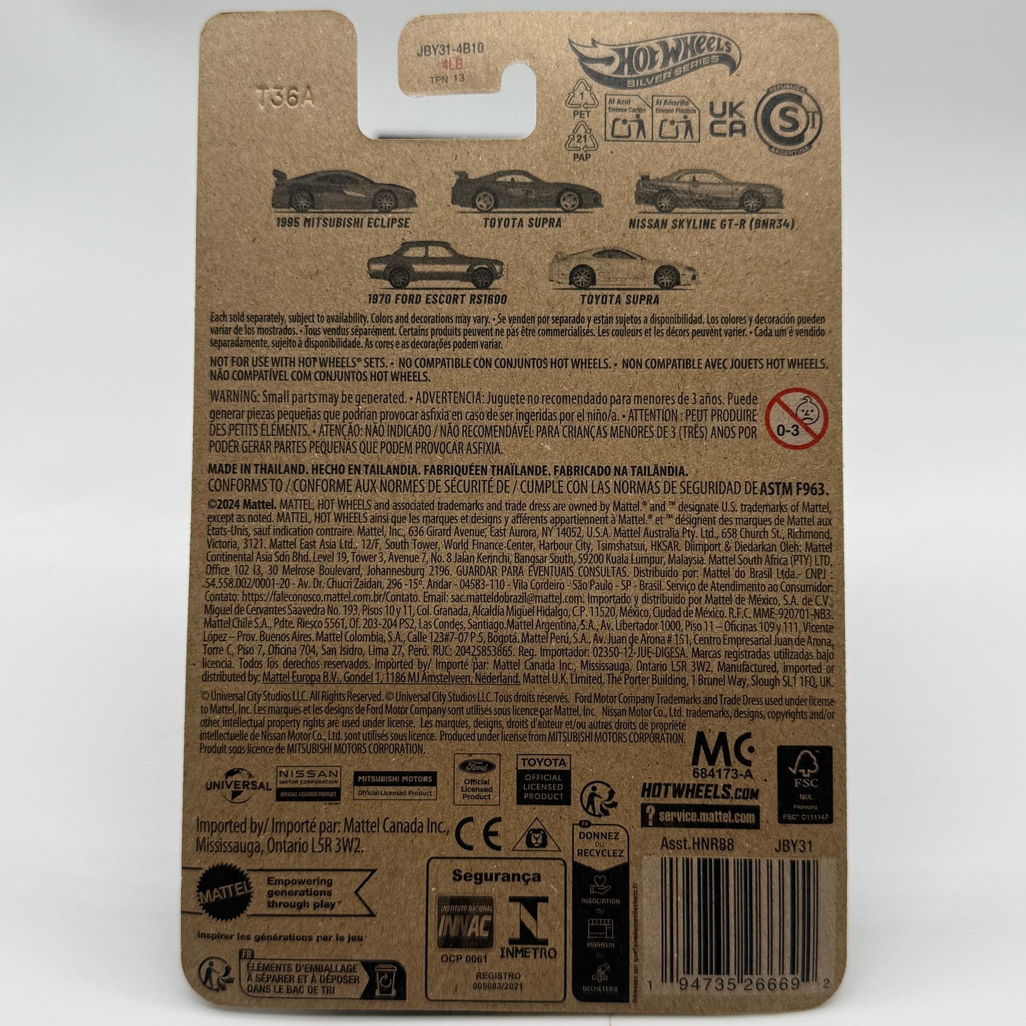 Nissan Skyline GTR R34 - Brian O’Conner 3/5 Fast & Furious