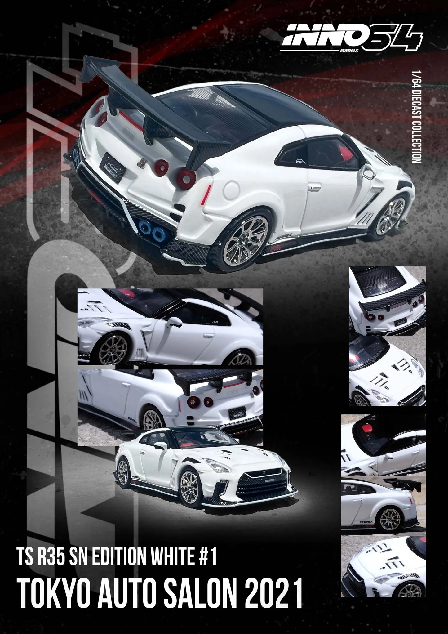 Nissan GT-R (R35) “TOP SECRET” Tokyo Auto Salon 2021 INNO64