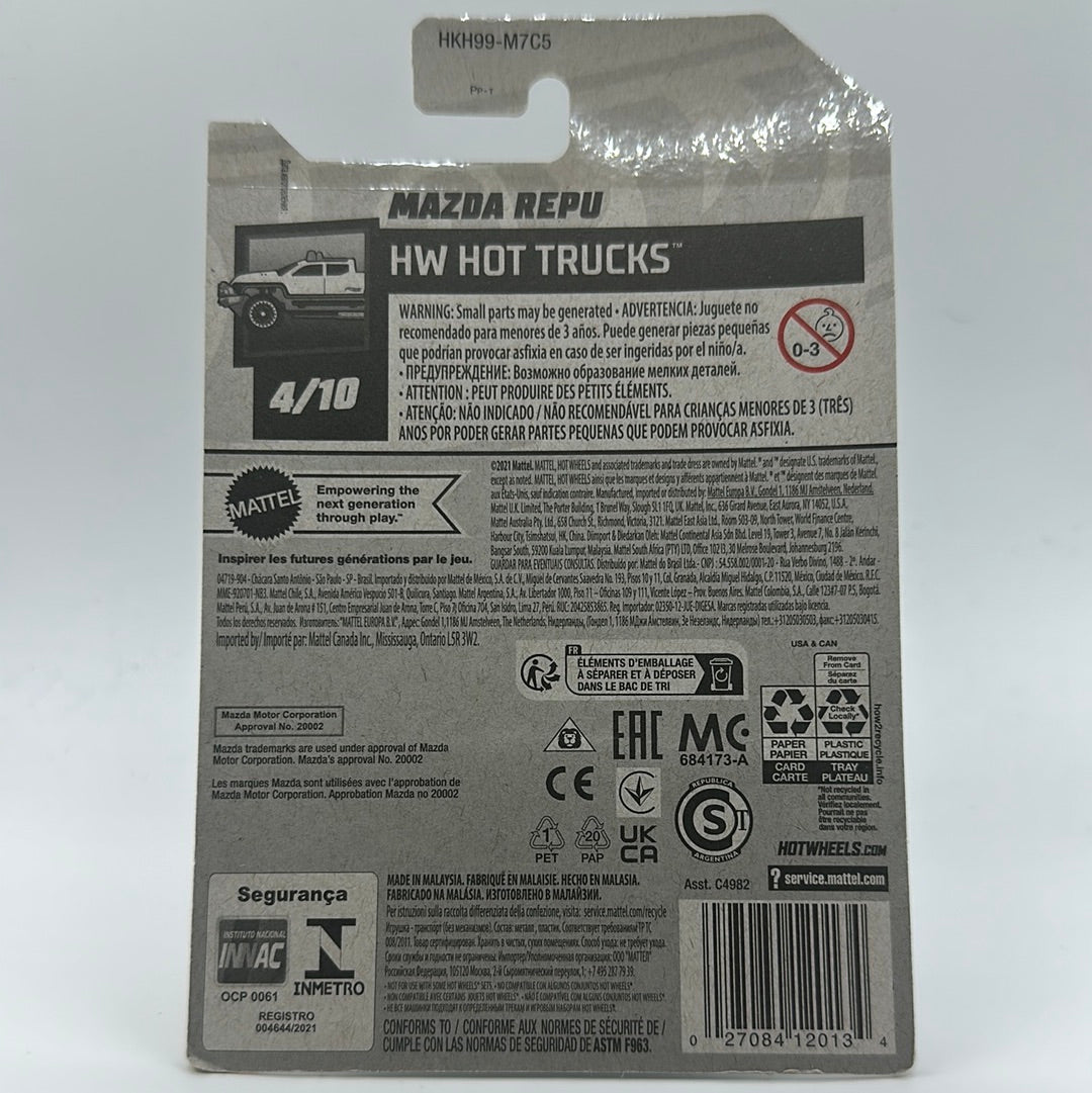 Mazda Repu - HW Hot Trucks 4/10 Hotwheels Mainline 147/250