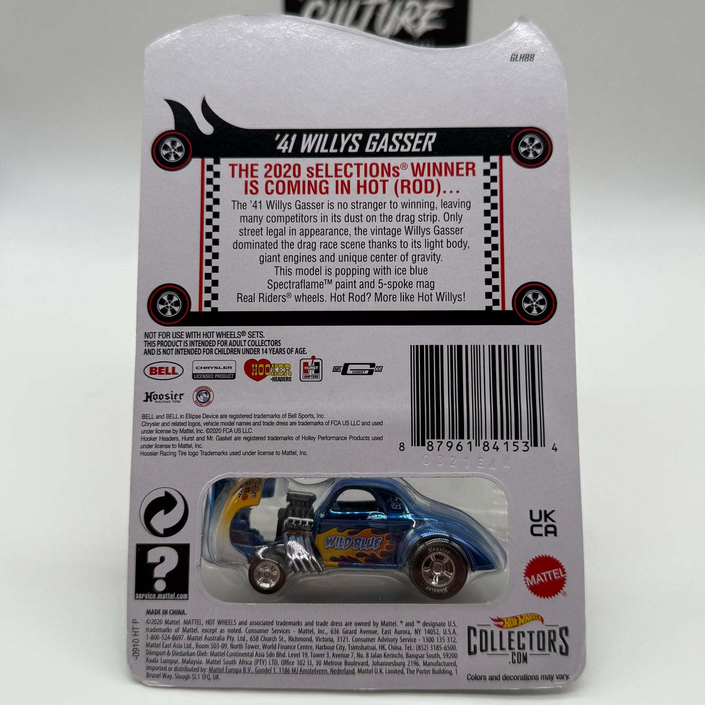 41’ Willys Gasser - 2020 Selection Series RLC Red Line Club Hotwheels
