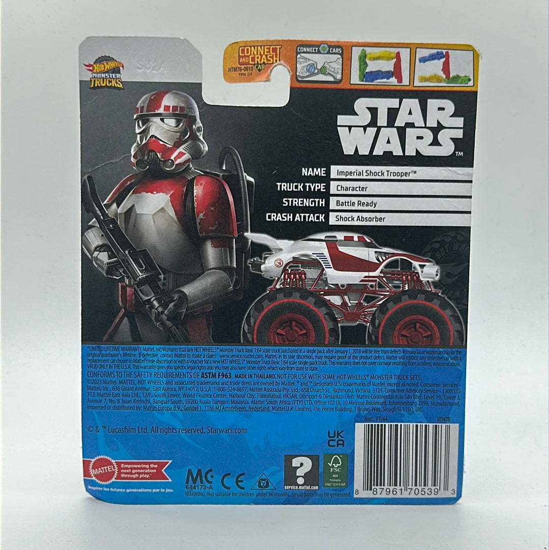 Star Wars Imperial Shock Trooper *TH* Treasure Hunt Hotwheels Monster Trucks 2024