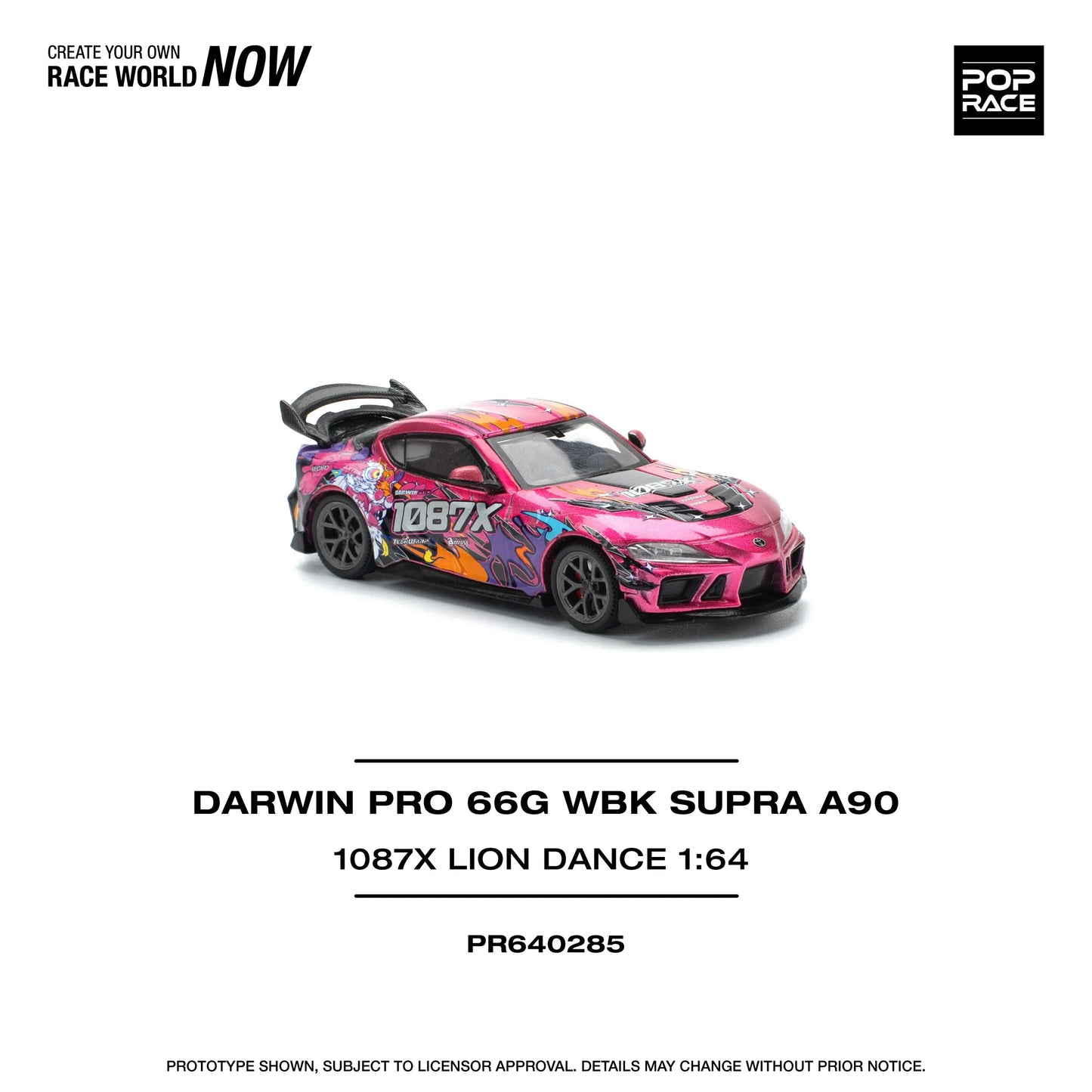 Toyota Supra Darwin Pro 66G 1087X Lion Dance POP RACE 1:64