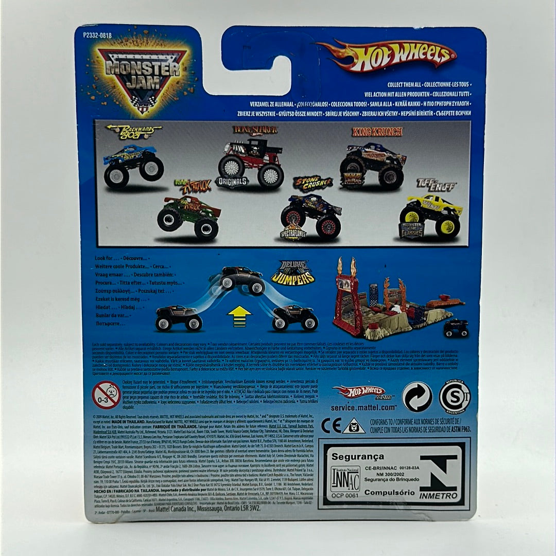 Stone Crusher - Spectraflames 54/75 FLAG SERIES Hotwheels Monster Jam 2009 Release