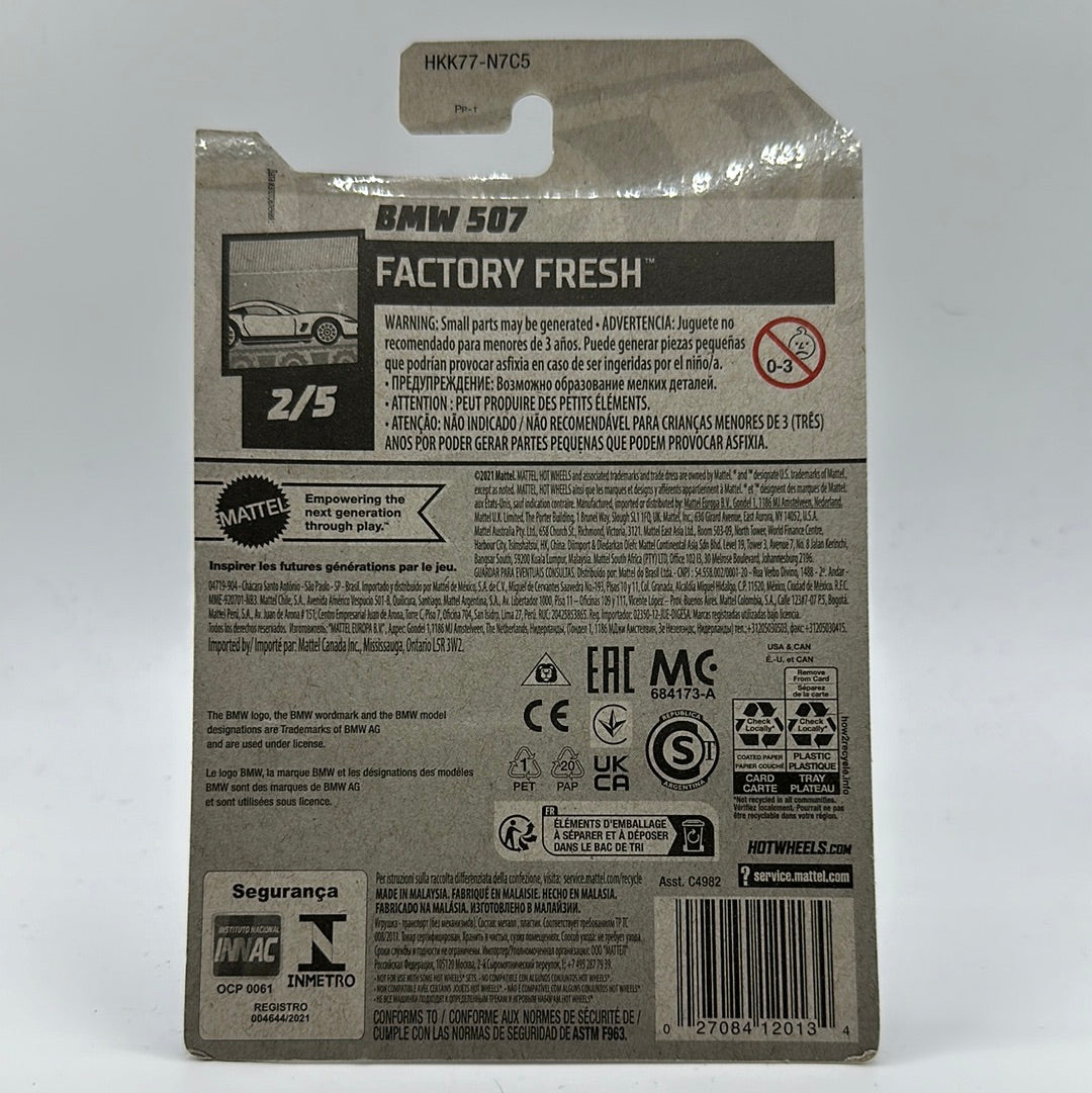 BMW 507 Factory Fresh 2/5 Hotwheels 120/250 Mainline 1:64