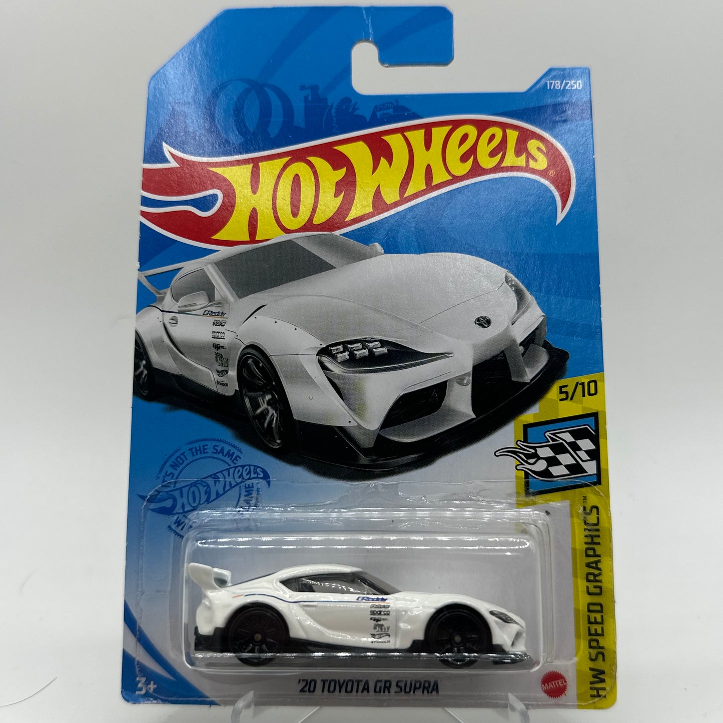 ‘20 Toyota GR Supra - HW Speed Graphics 5/10 Hotwheels Mainline 178/250