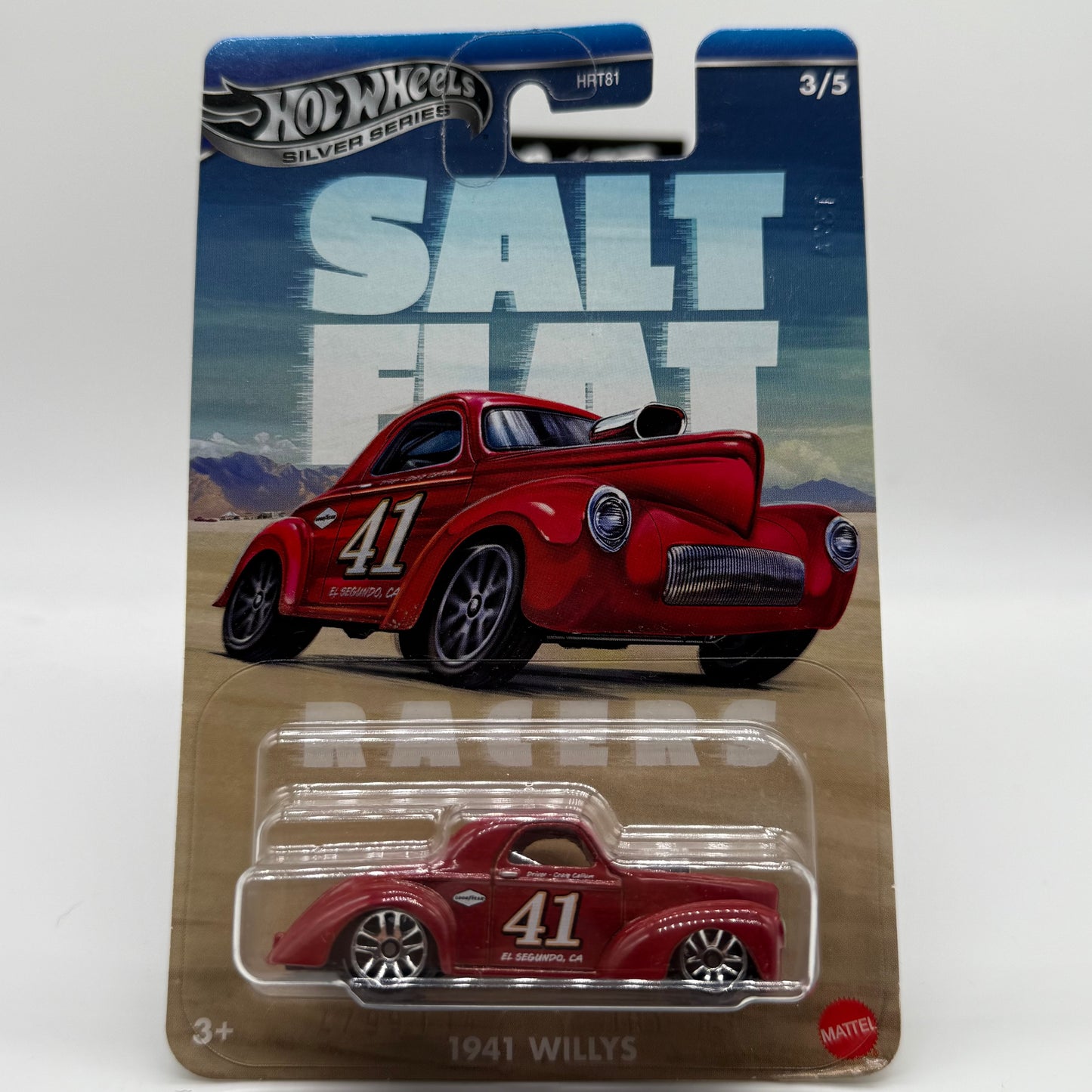 1941 Willys - Salt Flat Racers 3/5 Hotwheels Silver Series