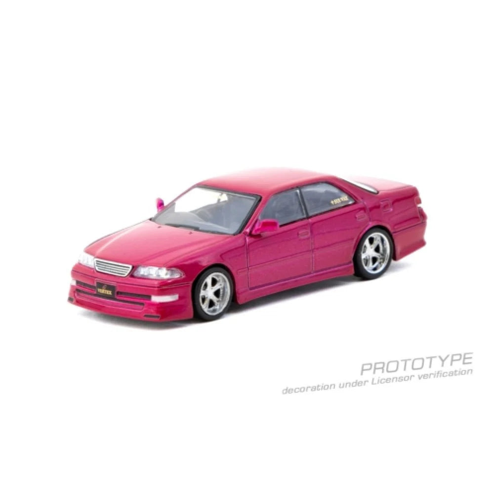 TOYOTA MARK II JZX100 VERTEX (RED METALLIC) - TARMAC WORKS 1:64
