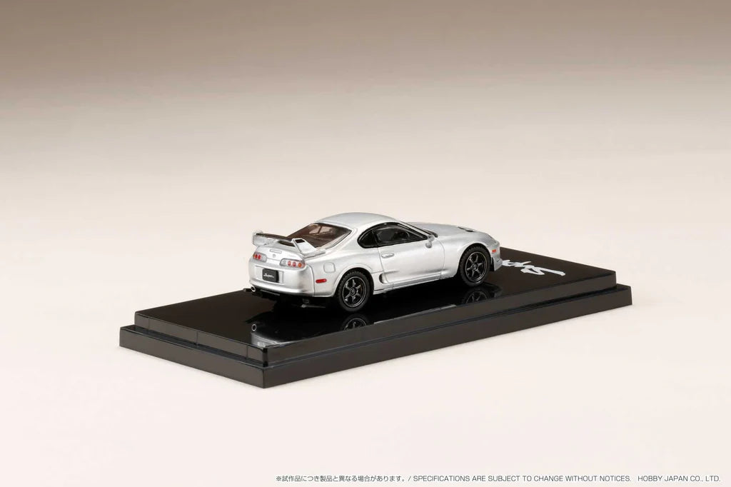 TOYOTA SUPRA RZ (A80) JDM STYLE (SILVER METALLIC) HOBBY JAPAN 1:64