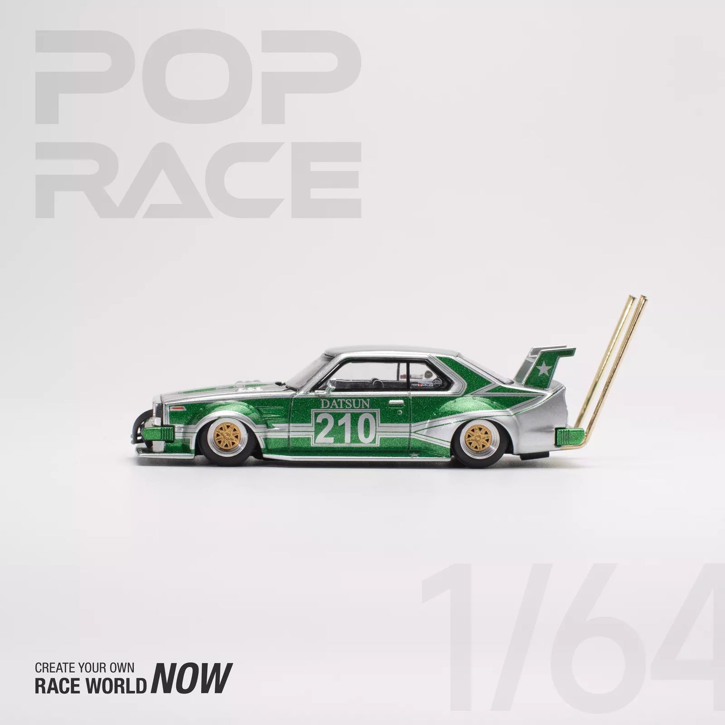 Nissan Skyline C210 Bosozoku Style Green – PR64-0061 POP RACE