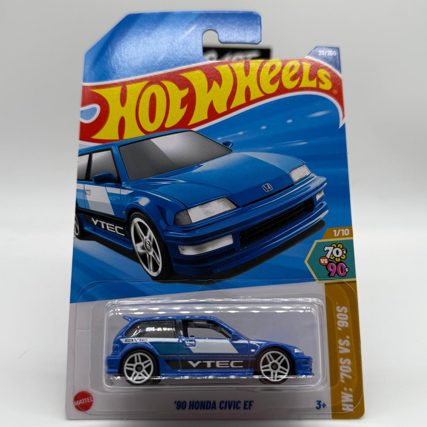 ‘90 Honda Civic EF - HW ‘70s VS. ‘90’s 1/10 Hotwheels Mainline 28/250
