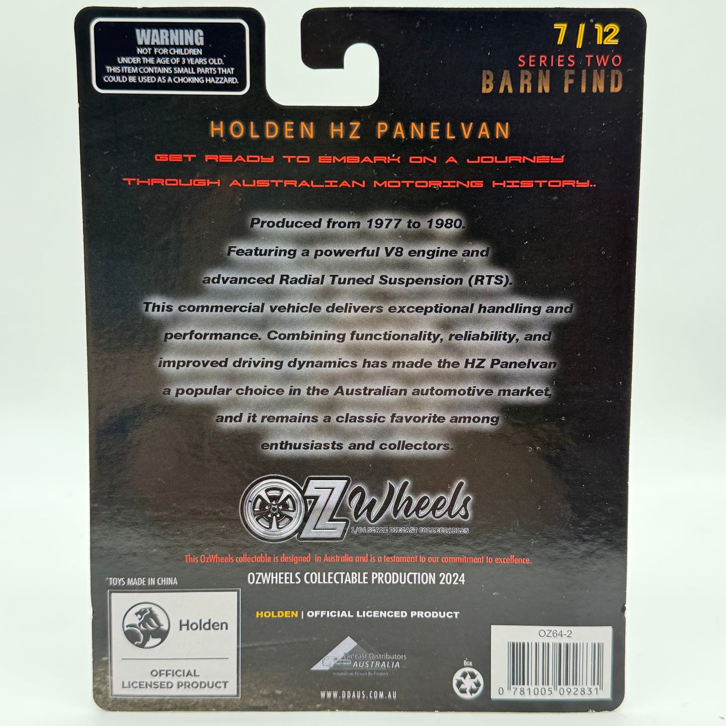 Holden HZ Panel van - Series 2 Barn Find OZWHEELS Slammed Edition