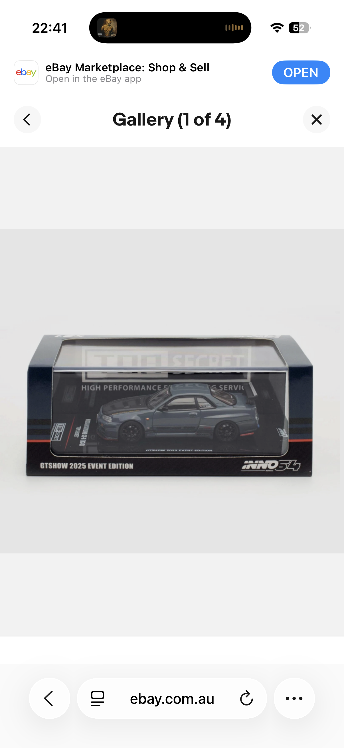 NISSAN SKYLINE GT-R (R34) TOP SECRET - INNO64 GTSHOW 2025 EVENT EDITION 1:64