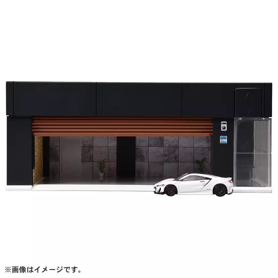 Takara Tomy Tomica GARAGE PREMIUM BLACK Edition with Honda NSX Type S JAPAN