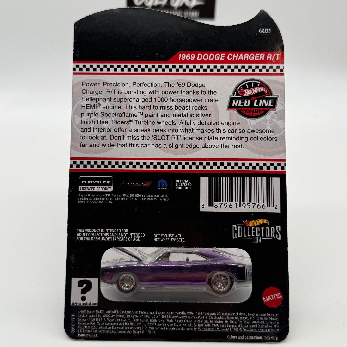 1969 Dodge Charger R/T - 2021 sELCTIONs Series RLC Red Line Club Hotwheels