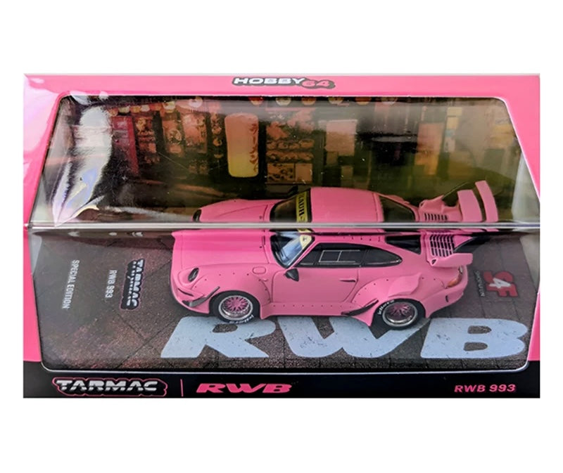 RWB Porsche 993 Matt Pink Philippine Manila Auto Salon 2025 - Tarmac Works 1:64