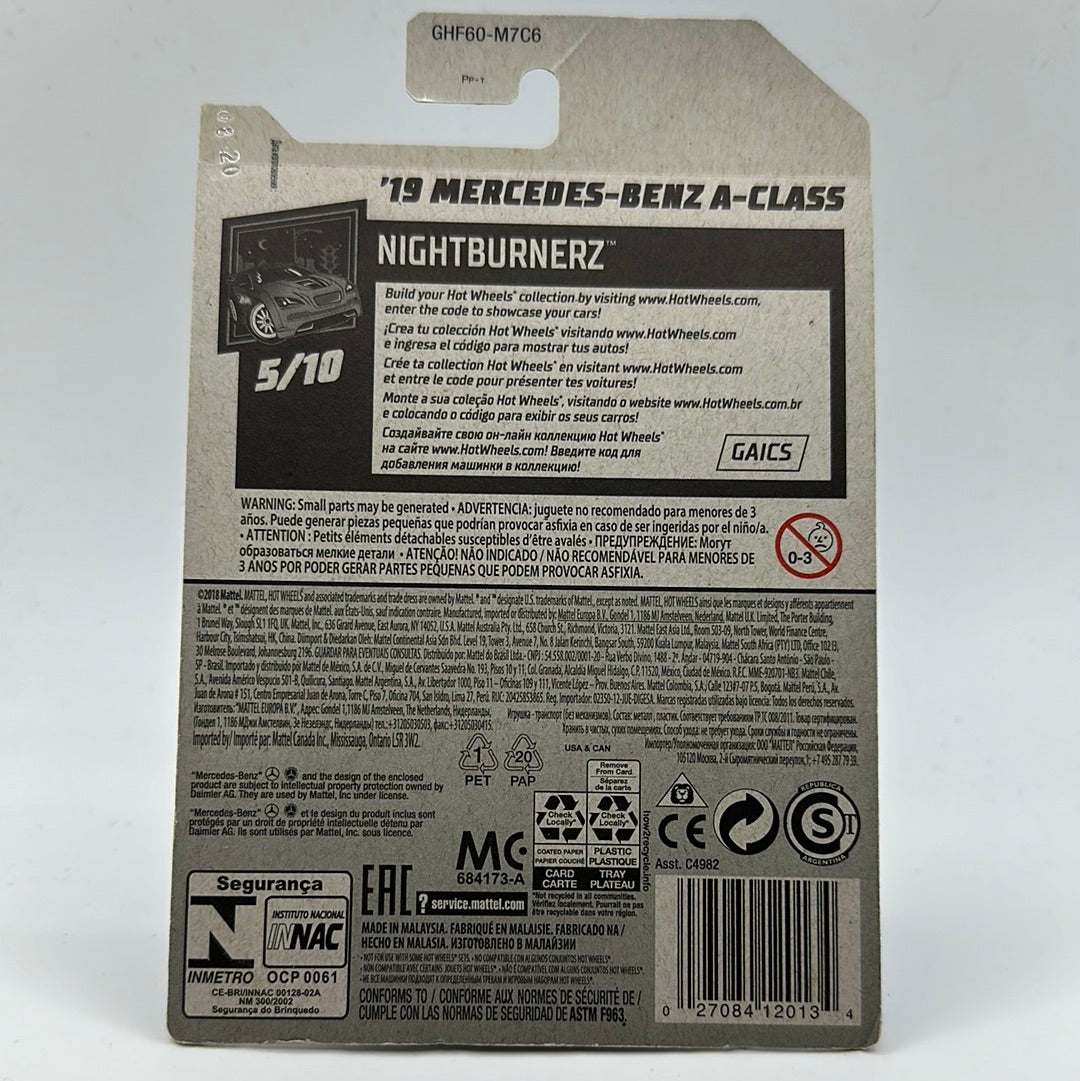 ‘19 Mercedes-Benz A-Class - NightBurnerz 5/10 Hotwheels Mainline 194/250