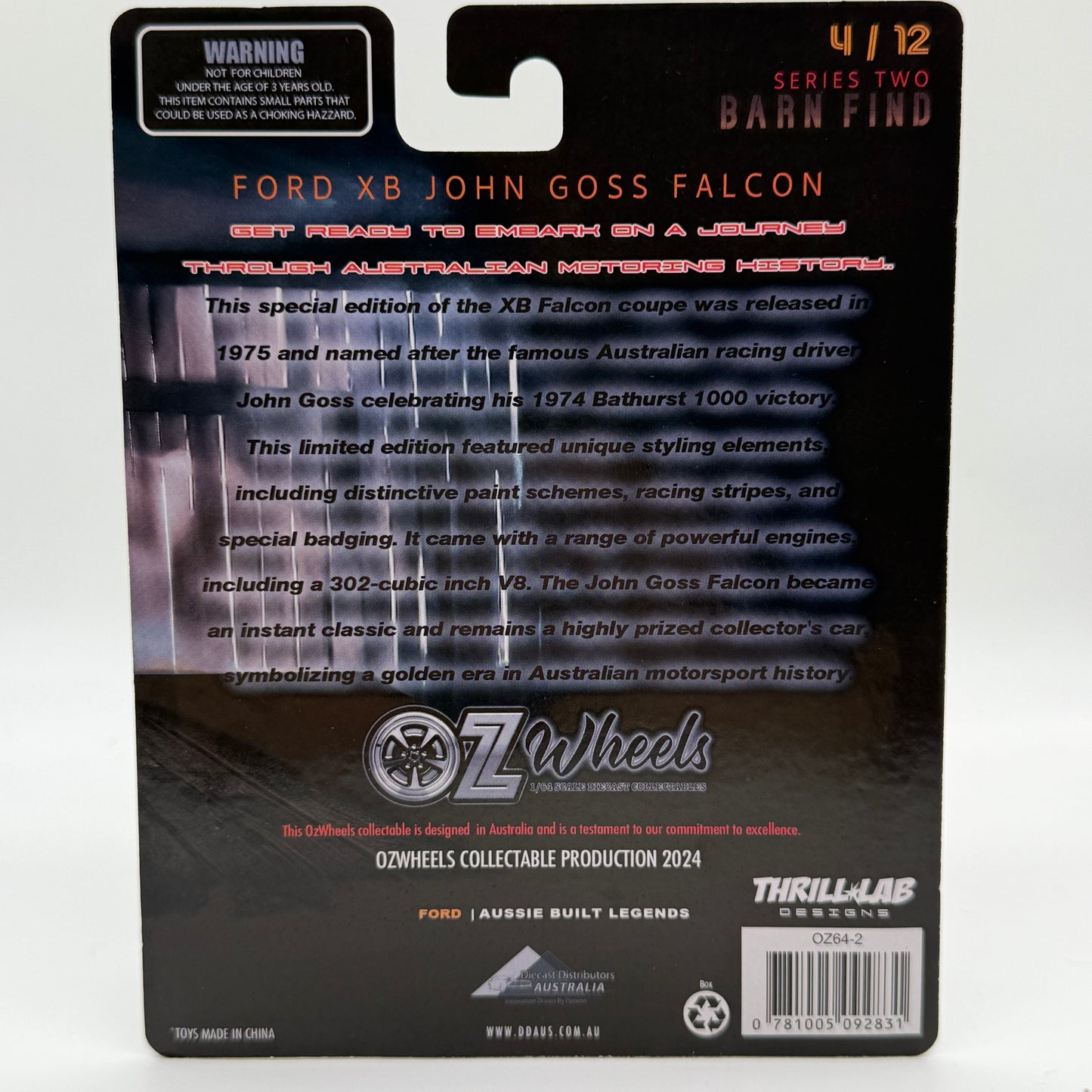 Ford XB John Goss Falcon - Series 2 Barn Find OZWHEELS