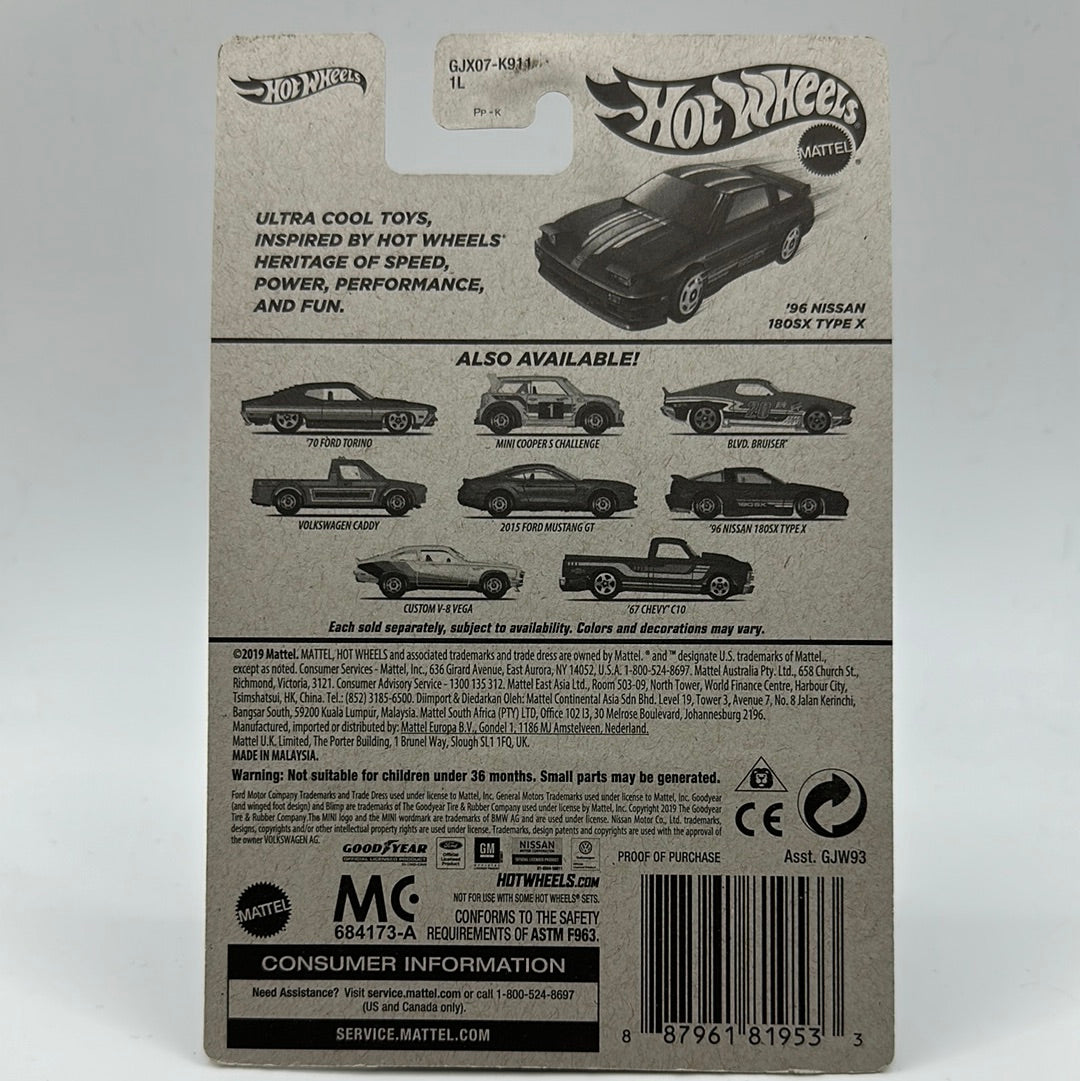 ‘96 Nissan 180SX TYPE X - Flying Customs Hotwheels Mainline 1:64
