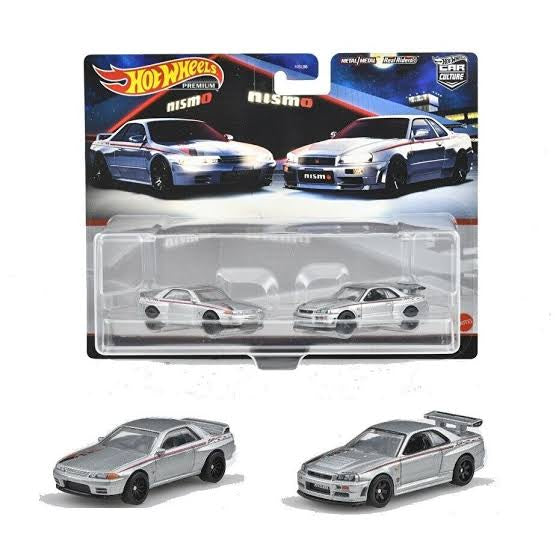 Hot Wheels Premium Twin pack Nissan Skyline R32 & R34 NISMO