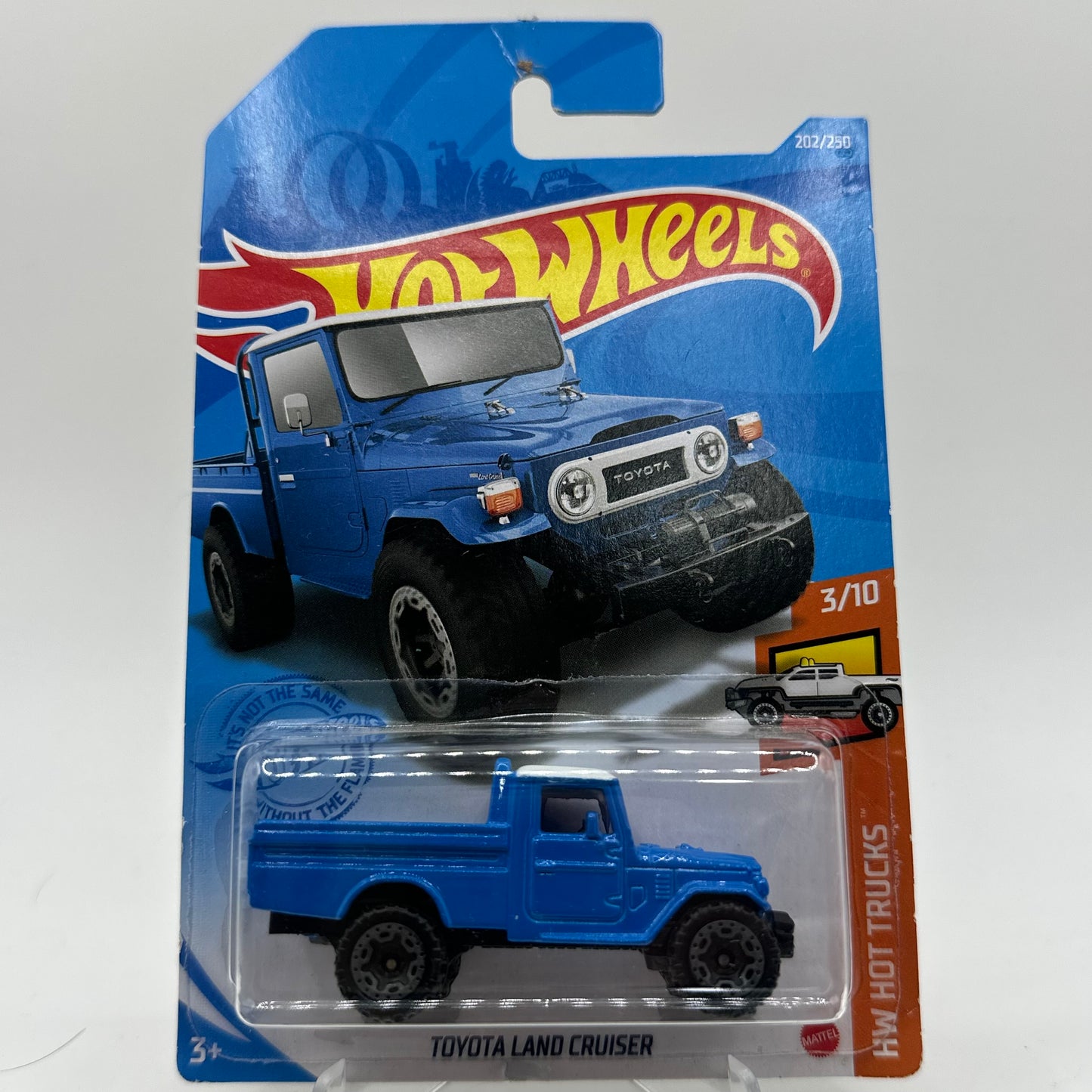 Toyota Land Cruiser - HW Hot Trucks 3/10 Hotwheels Mainline 202/250 *Creased hook*