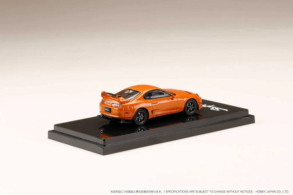 TOYOTA SUPRA RZ (A80) JDM STYLE (ORANGE) HOBBY JAPAN 1:64