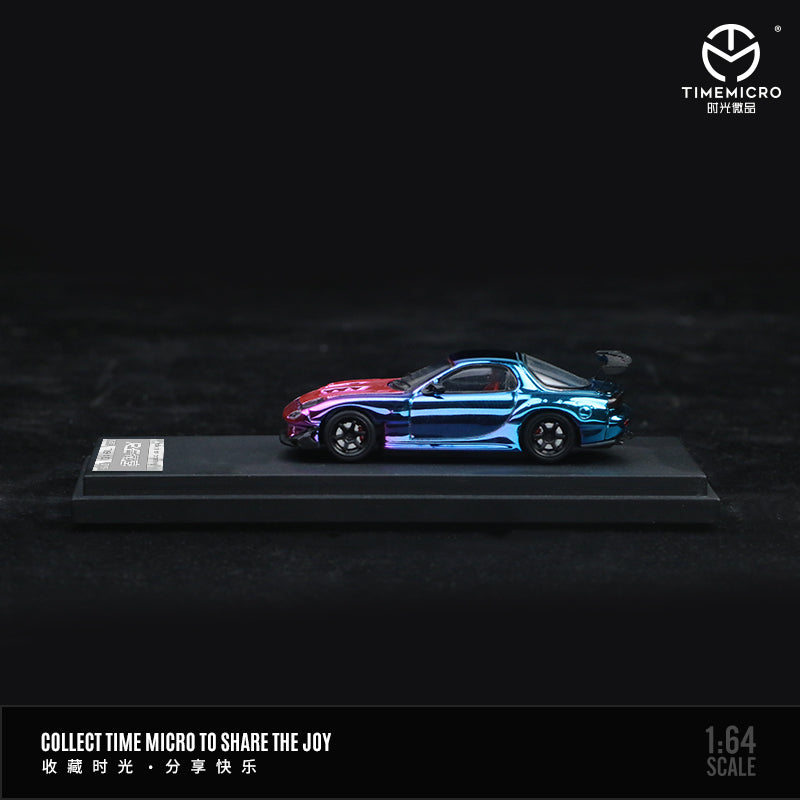 Mazda RX-7 Amemiya hood
version - (Electroplated blue pink) TimeMicro *LIMITED TO 999pcs)