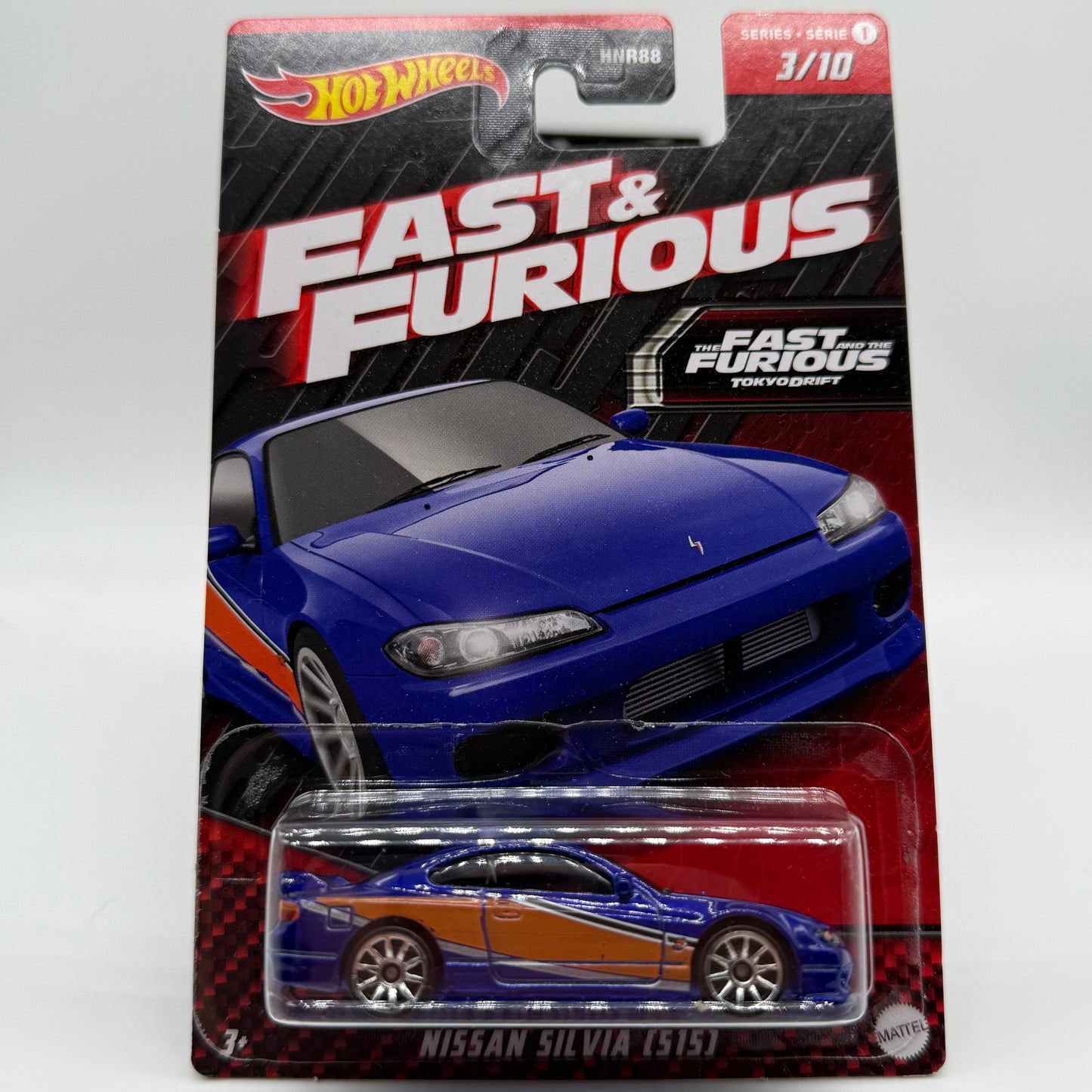 Nissan Silvia (S15) - Fast & Furious SERIES 1 3/10 Hotwheels Themed Set