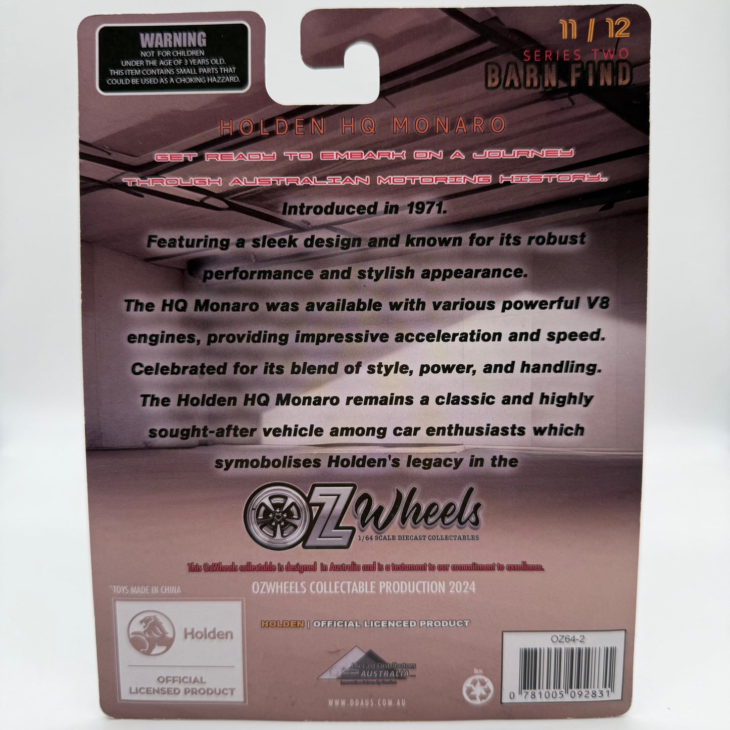 Holden HQ Monaro Barn Find 11/12 - Ozwheels Series 2 SLAMMED EDITION