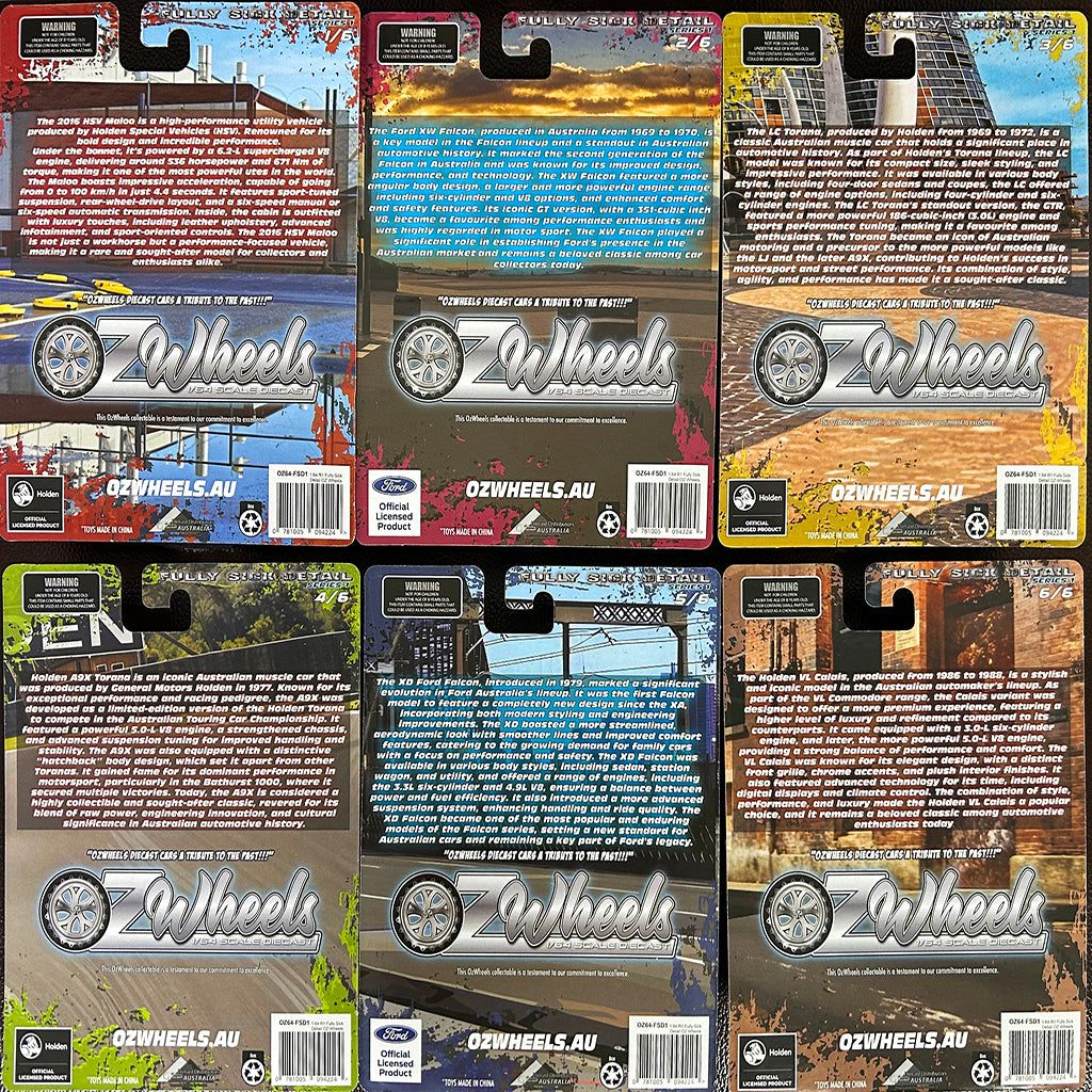 Instock FSD OZWHEELS Series 1 - Limited Release 1:64