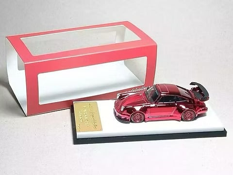 PORSCHE RWB 930 CHROME RED 999 PCS 1:64 MC