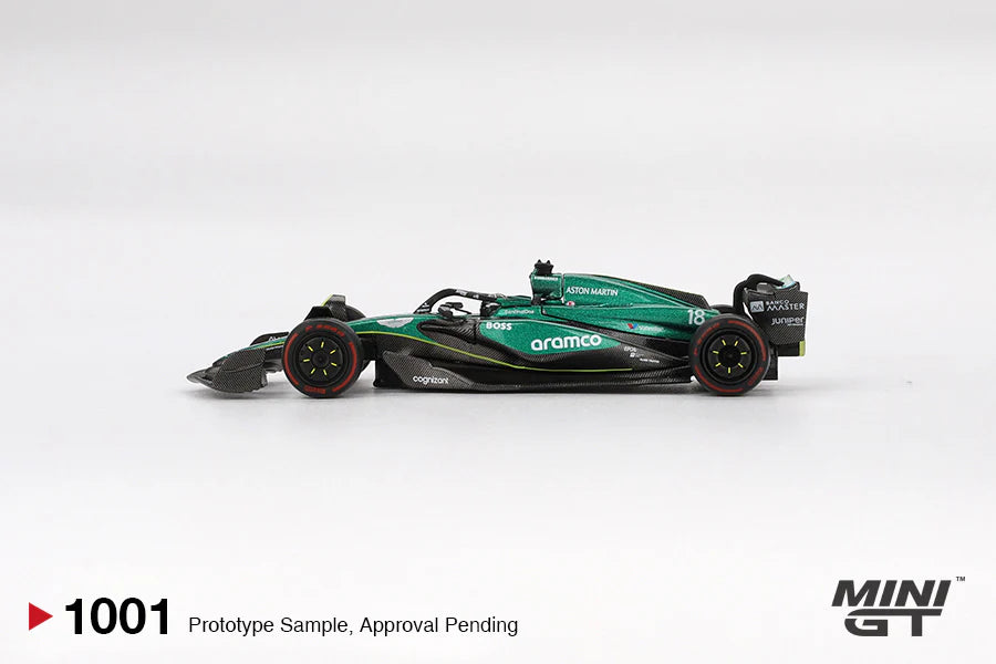 2024 LANCE STROLL - BAHRAIN GP (#18 ASTON MARTIN) MINI GT F1 1:64