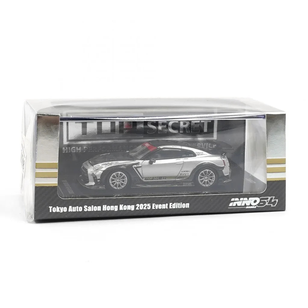 NISSAN GT-R (R35) TOP SECRET (SILVER/CARBON) TAS HK EXPO INNO64