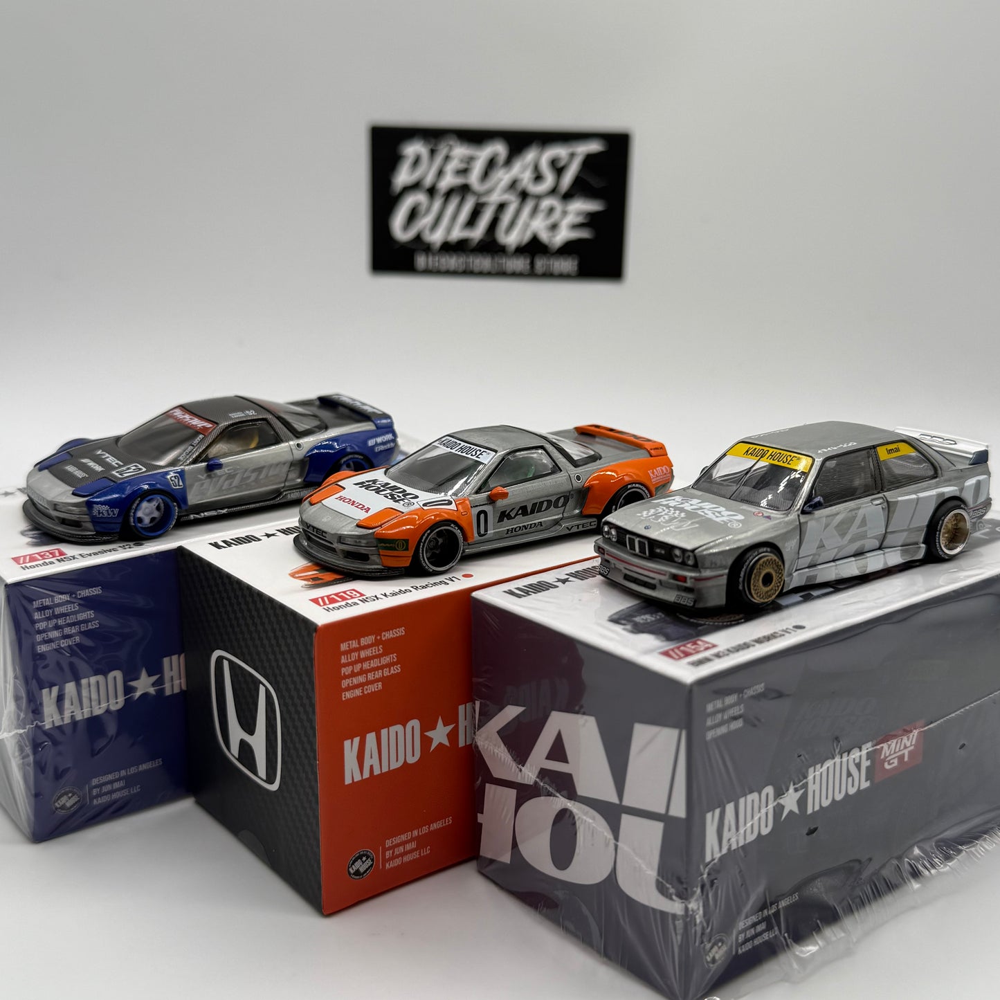 Kaido House Chase Bundle x3 Honda NSX // BMW E30