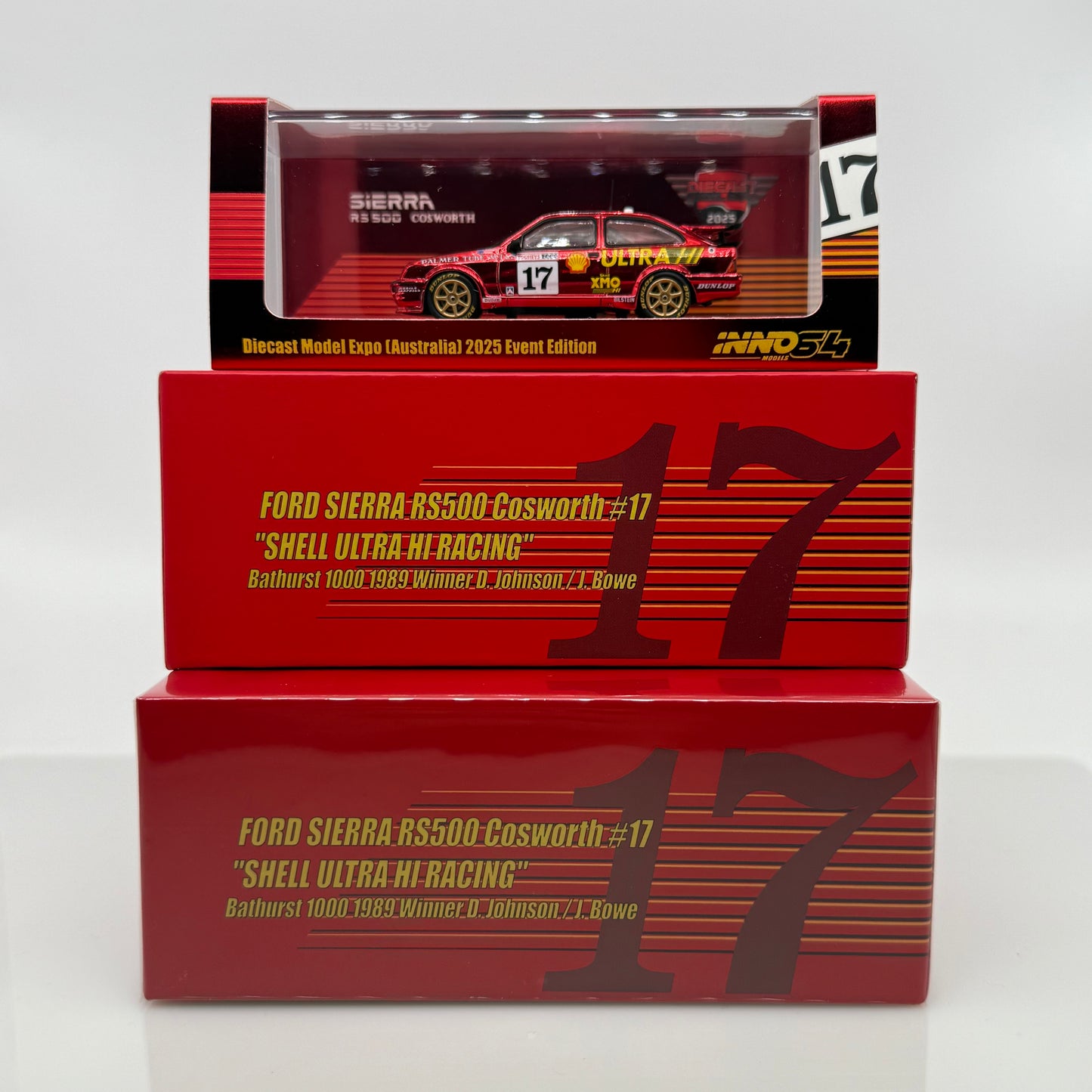Ford Sierra RS500 Cosworth #17 Inno64 Diecast Model Expo (Regular & Chase Bundle)