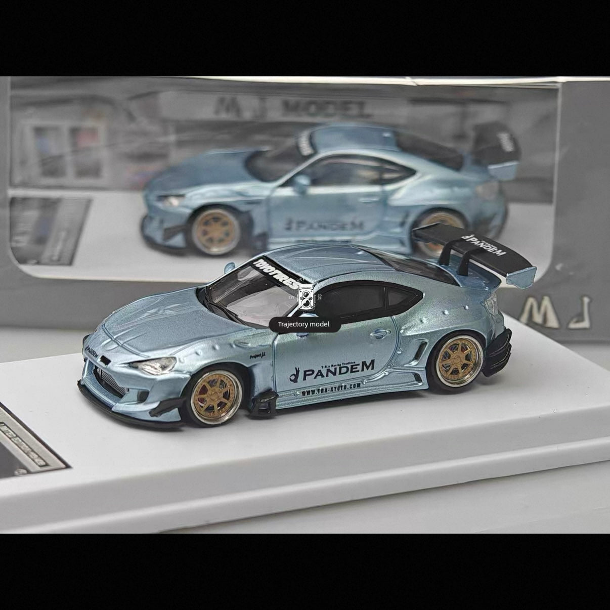 Toyota GT86 Pandem Kit V3 ICE BLUE - MJ 1:64