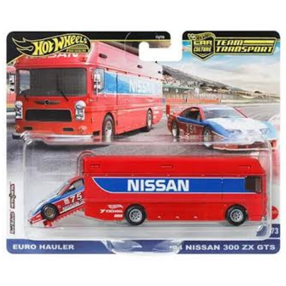Nissan 300ZX GTS Euro Hauler #73 Hotwheels Team Transport