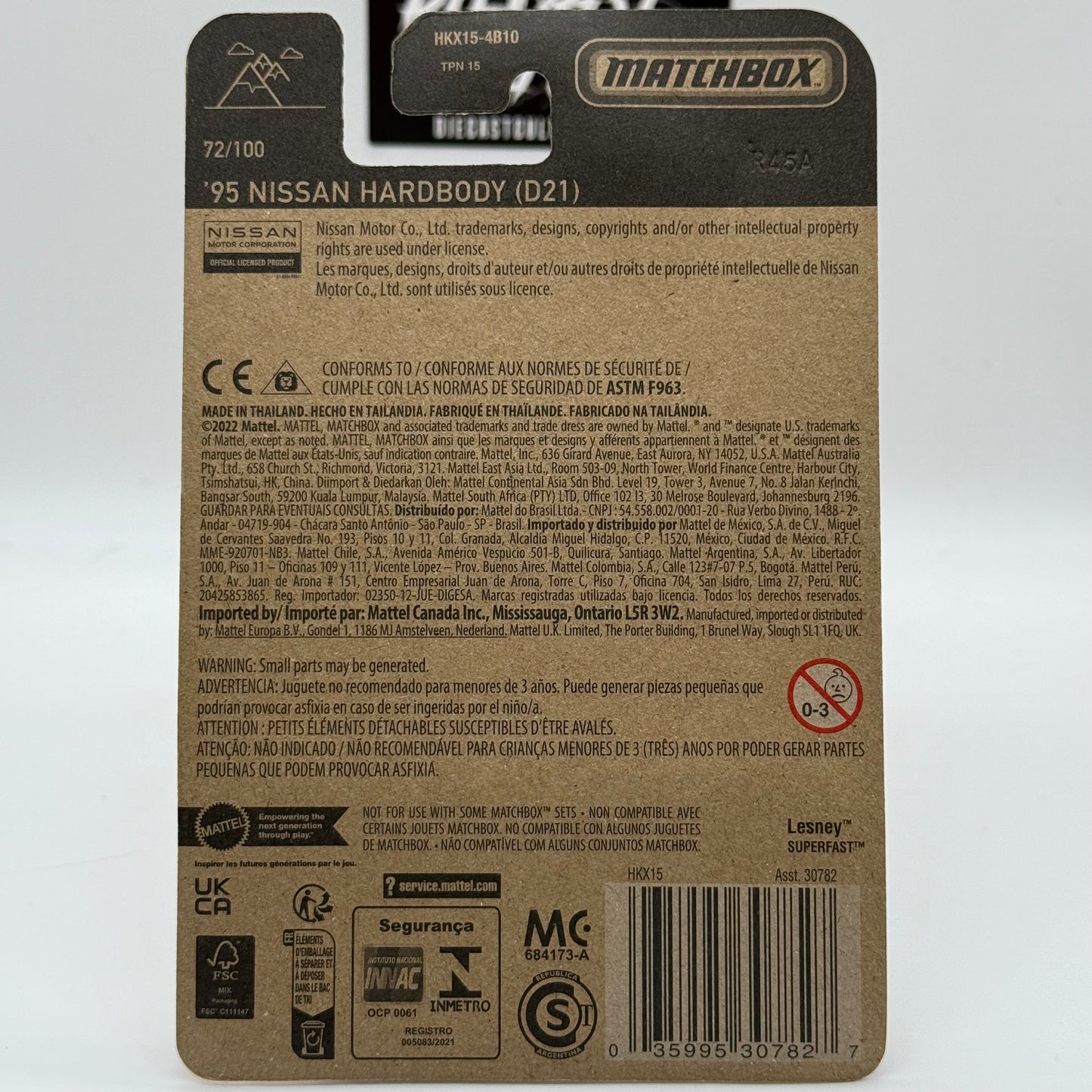 ‘95 Nissan Hardbody (D21) - Matchbox 72/100