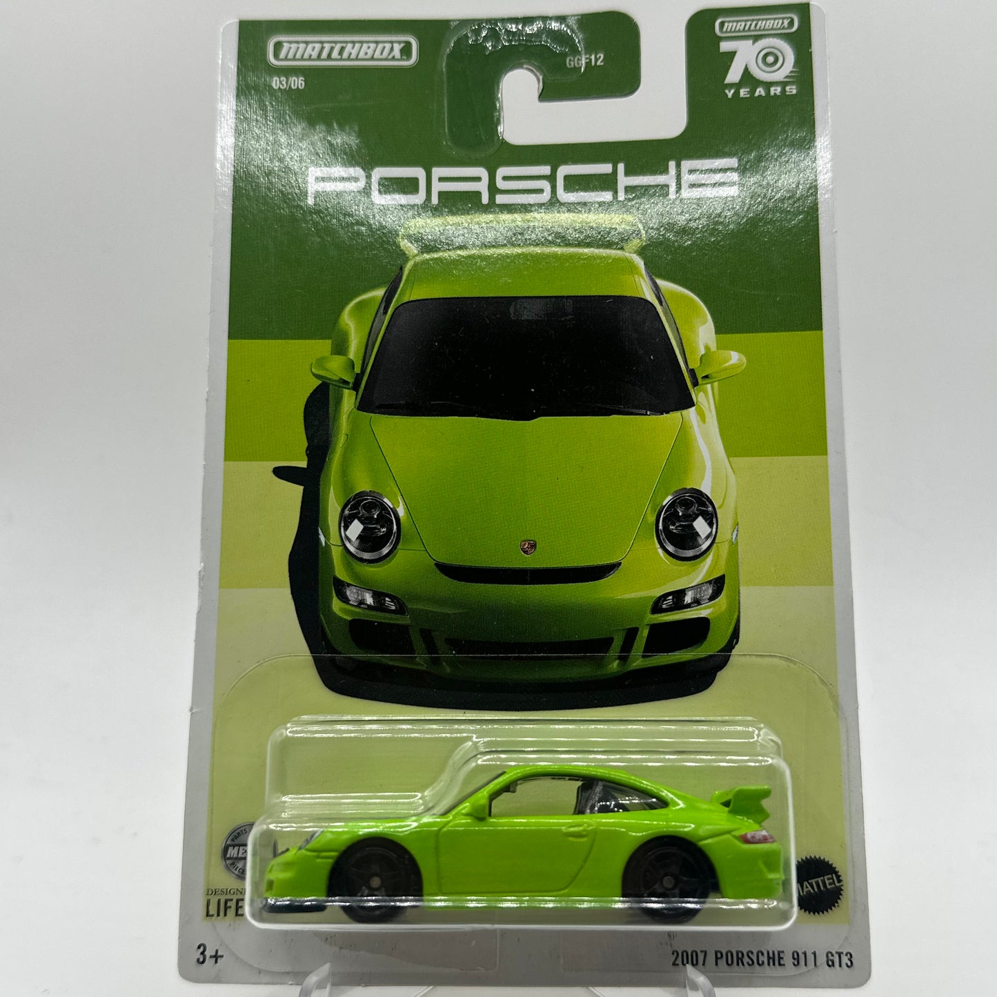 2007 Porsche 911 GT3 - PORSCHE 3/6 Matchbox 70 Years