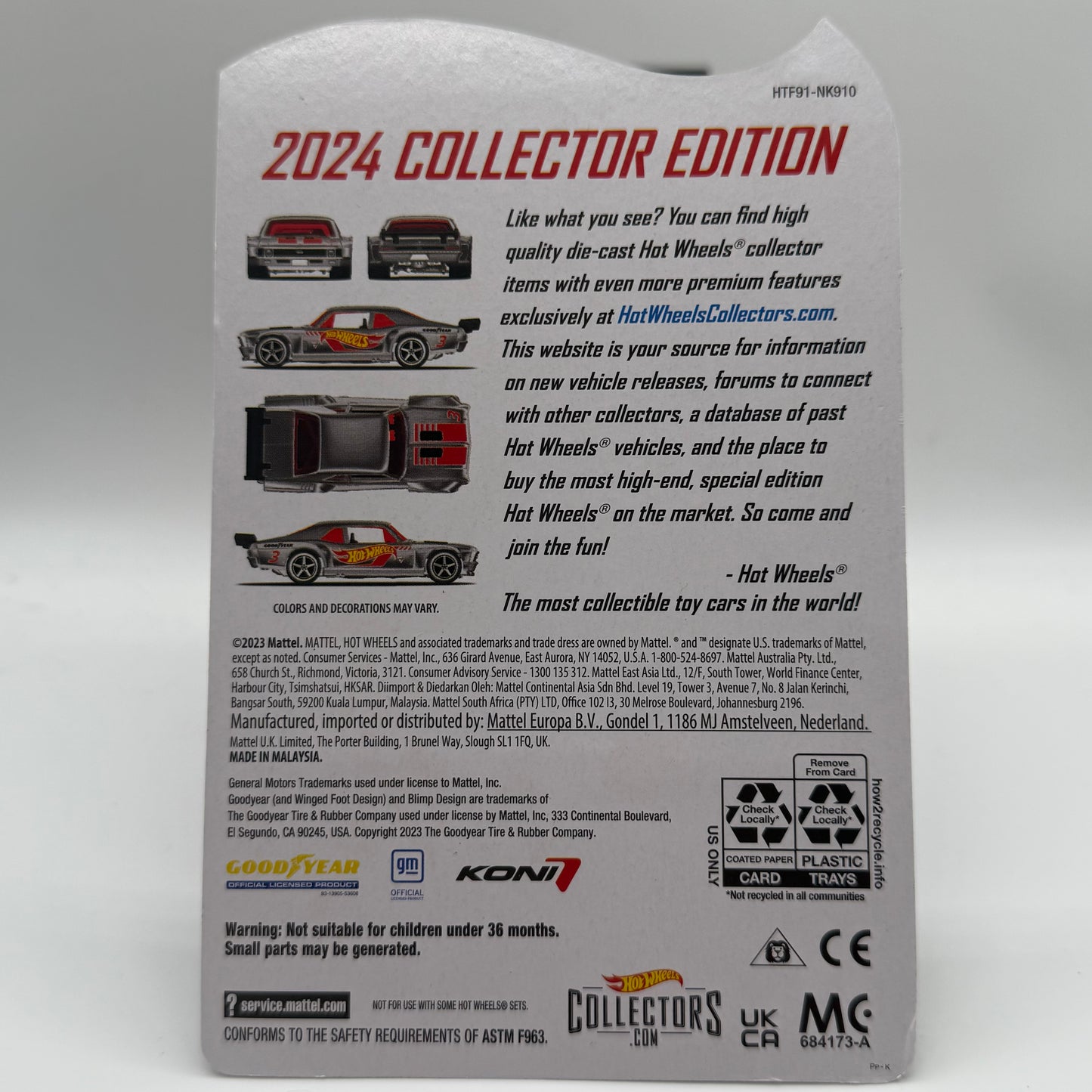 CUSTOM '70 CHEVY" NOVA - ZAMAC 2024 Target Mail-in Hotwheels RLC