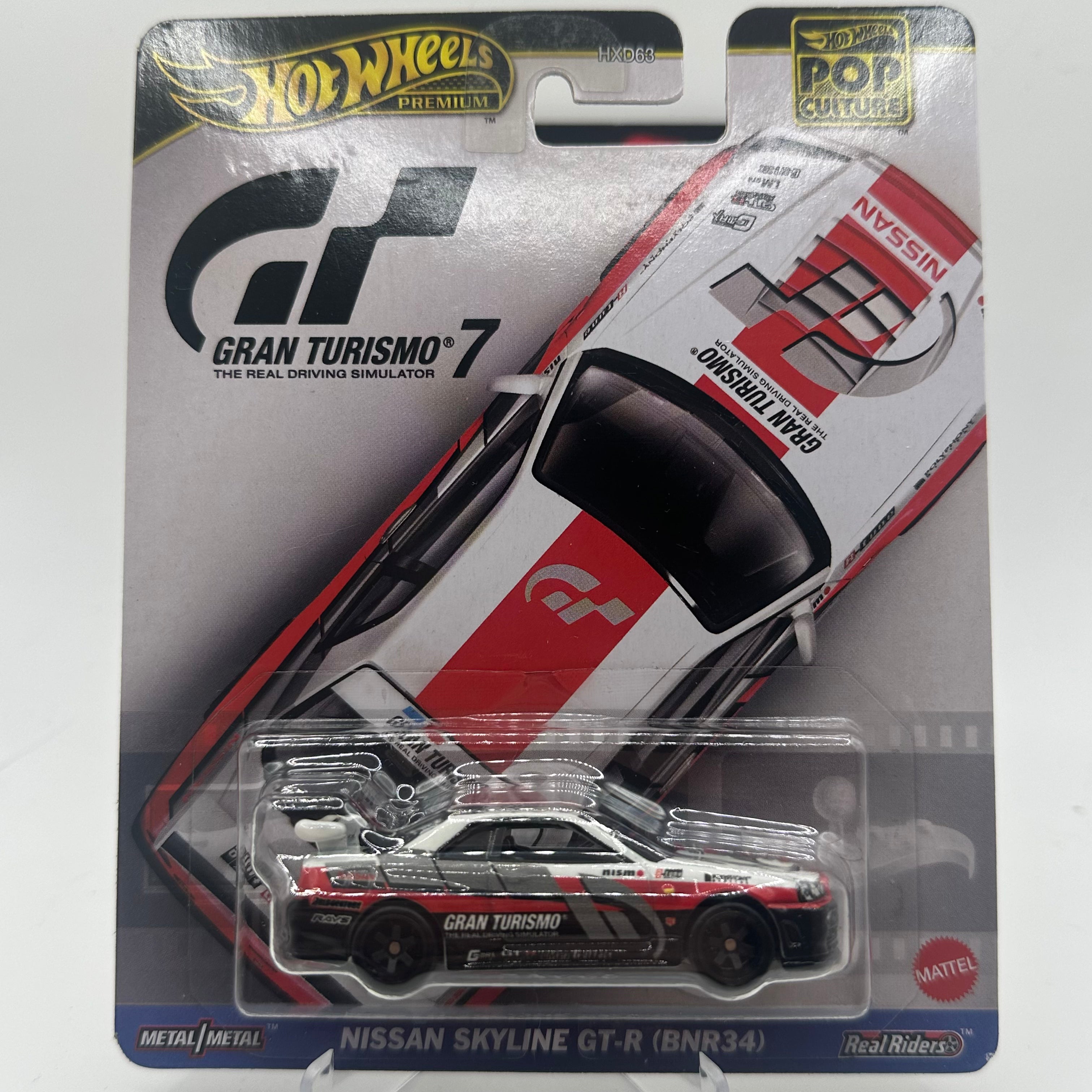 Nissan Skyline GT-R R34 - GRAN TURISMO 7 Hotwheels Premium Pop Nissan Skyline GT-R R34 - GRAN TURISMO 7 Hotwheels Premium Pop