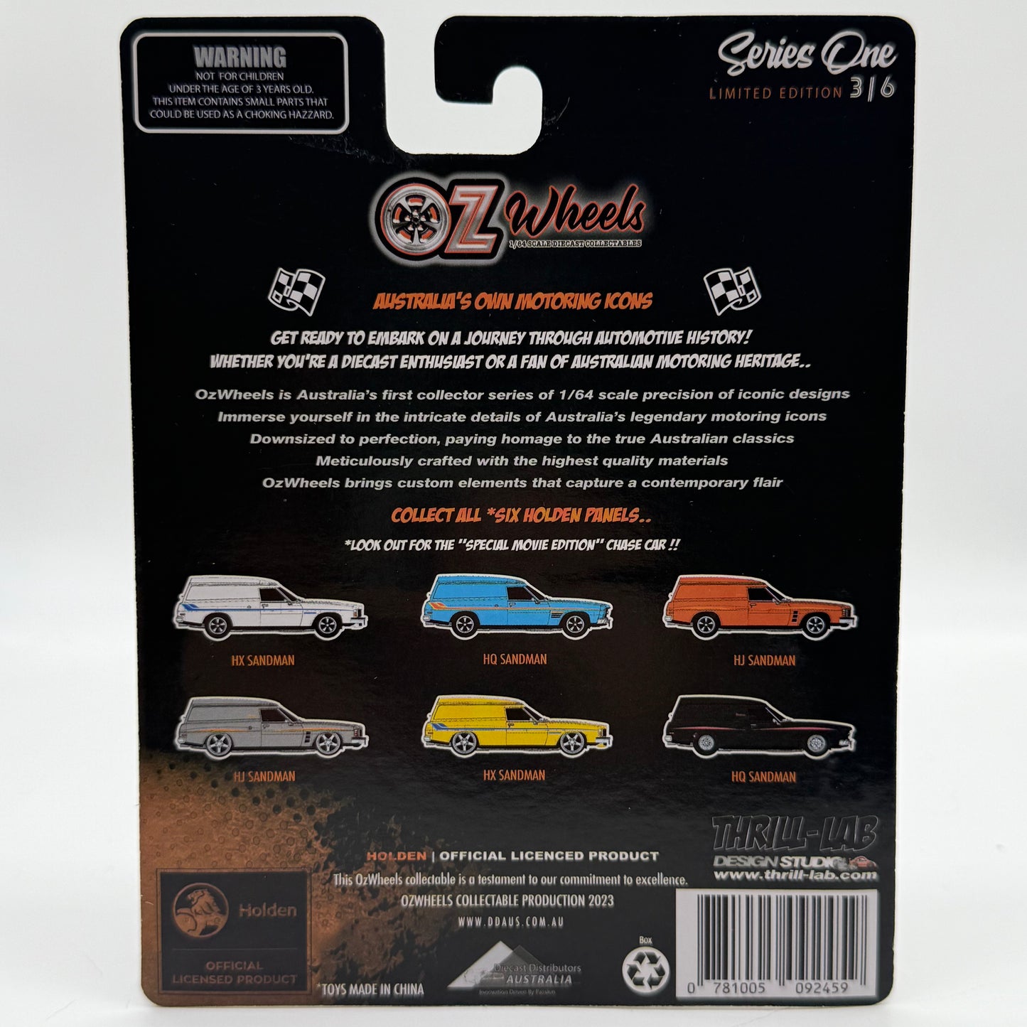 Holden HJ Sandman - Series 1 OZWHEELS Limited Edition