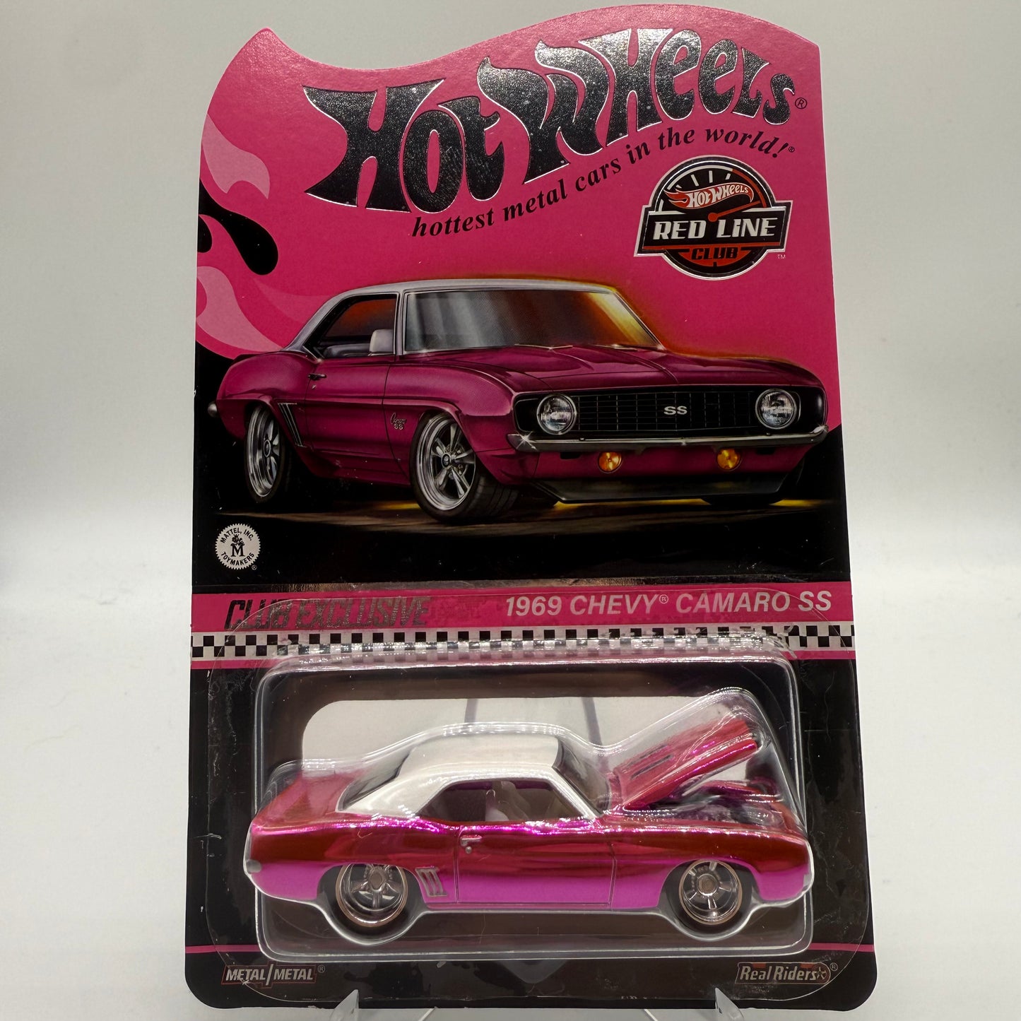 1969 Chevy Camaro SS - CLUB EXCLUSIVE RLC - Hotwheels Red Line Club *Check condition*